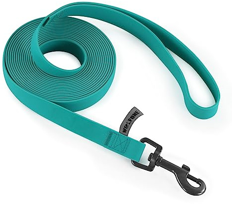 Wolfone Laisse de Dressage pour Chien Vert émeraude 1,5m