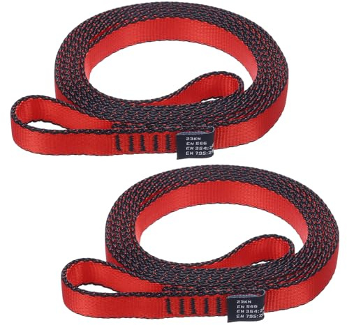 PATIKIL Nylon Kletterschlingen, Starke Gurtbänder 18mm Kletterschlingen für Aerial Yoga Hängematte