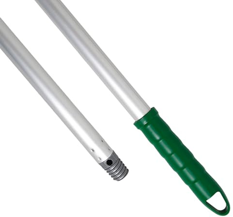 Maya Manico GRAFINOX. Speciale anticorrosione. 1,40 m di acciaio resistente. Filettatura universale e maniglia con foro per appenderlo. (Verde)
