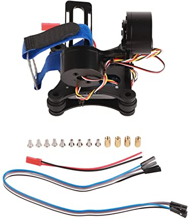Cardan sans balais BGC 2.2 CNC Stabilisateur léger en Alliage d'aluminium pour Hero 3 3+ 4 Support de caméra RC Drone Quadcopter Pièces Noir 8 x 8 x 11,5 cm (Noire)