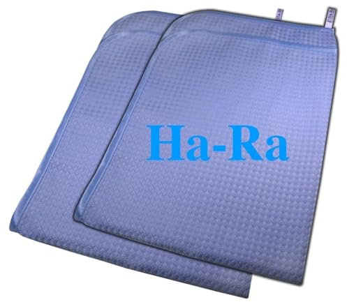 Ha-Ra Hammer-Tuch 2er-Spar-Set 67x50cm I Microfaser Putztuch saugstark I Trocknet streifenfrei I Feucht & Trocken anwendbar I Für Fenster & Spiegel geeignet I in Küche und Bad einsetzbar