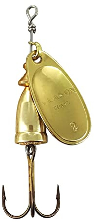 MAPSO - 5 Cucharillas de Pesca VLASON-2 Oro 6 GMS.