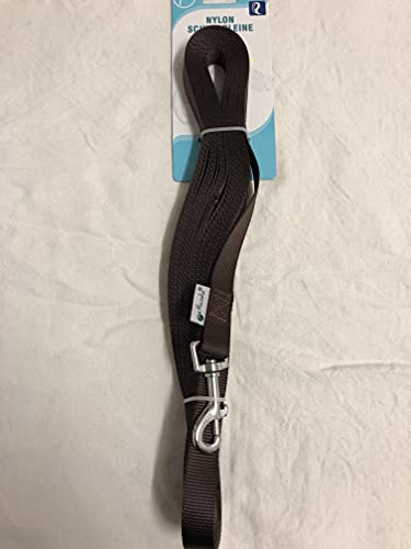 Petlando Nylon Schleppleine 10 m/20 mm braun