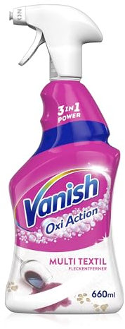 Vanish Oxi Action Multi-Textil Fleckenentfernerspray – 1 x 660 ml – Textilreiniger für Teppiche und Polster – Gegen Schmutz und Geruch nach Urin