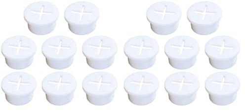 ULTECHNOVO 16pcs Furniture Cable Wire Rubber Grommet Cable Wire Hole Cover for Home for Organizer and Hole Cover for Home Essentials and Electrical