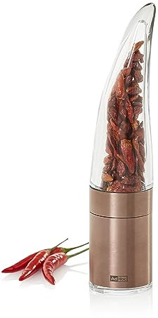 AdHoc MP203 Chilimühle Pepe | messerscharfer Chilischneider mit original SchneidWerk und Aromaschutz | exklusives Modell 2023 Kräuter- und Gewürzschneider