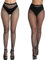 Aomig Calze a Rete, 2 Pezzi Collant a Rete da Donna Nero Alta Calze Collant, Calze Rete Elastiche Sexy per Adulto Calze a Rete a Vita Alta(Mini rete)