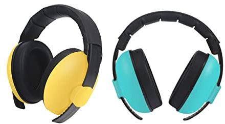 DOITOOL Cache-oreilles Protection Auditive Nourrissons Pour Dormir Jouer Étudier Antibruit Garçon Fille Bleu