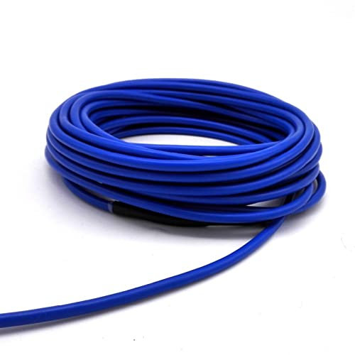 Pfeife Haus 20 W/m Auffahrt Garage Schneeschmelzdrähte, 220 V Doppelleiter-Heizkabel for warme Böden im Innen- und Außenbereich, alle Größen Boden Elektronik (Color : Only Cable, Size : 120m 2400w)