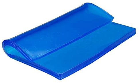 Lrtzizy 2CM Azul Motocicleta CojíN de Asiento Universal Almohadilla de Gel Almohadilla Estera de AbsorcióN de Golpes CojíN de Corte DIY A