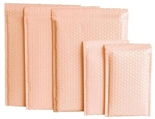 50/25 Stück Luftpolstertaschen, rosa Versandtaschen, selbstklebende, gepolsterte Umschläge, Geschenktüten, schwarz/blaue Verpackung für kleine Unternehmen, hellrosa, 25 x 30 cm, 50 Stück