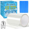 Kit Riparazione Piscina, Kit di Riparazione per Piscina Trasparente, Nastro di Riparazione per Piscina 10 cm * 152 cm, Toppe per Piscina Fuori Terra per Riparare Varie Superfici Della Piscina
