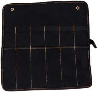 Organiser Chisel Carrying Case Canvas Pocket Tool Roll Holder Wrench Pouch Organizer For Knife Hammers Gouges Toolbox Organiser(6 Holes)