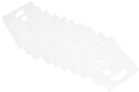 ROMISBABA 10stücke Teiliges Zahlenschablonen-Set Kunststoff Wiederverwendbare Digitale Vorlagen Für Cake Stencil Adressnummern Und Malvorlagen Für Kreative Dekorationen