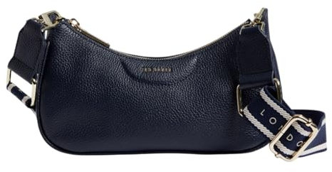 Ted Baker Essiy Webbing Leather Crossbody Bag Navy, navy, One Size