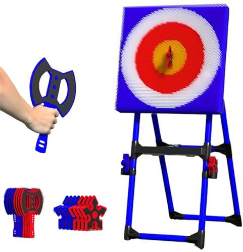 Flying Axes and Darts Game Set - Perfect for Indoor and Outdoor Entertainment - Ideal for Backyard Fun with Friends and Family
