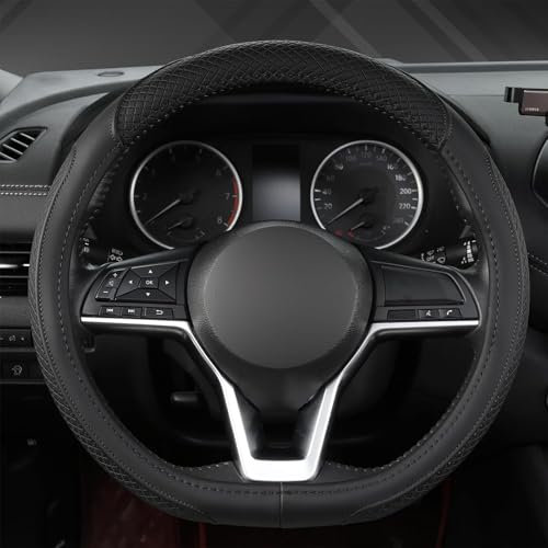 2PCS Car Steering Wheel Covers, Steering Wheel Cover, Fashionable and Minimalist Car Accessories Soft Non-slip Breathable Covers, Cars Interior Cover Universal Size