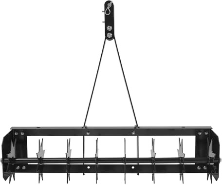 Ecoggeder Rollender Rasenlüfter Rasenrolle Aerifizierer Manuell Rasenlüftungsgerät Walzen Handvertikutierer Eisen Rollend Rasenentkernbelüfter Walzentyp Rasenbelüften Rasenflächen für Gartengras