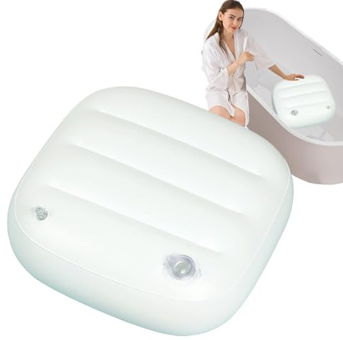 Asiento de de hidromasaje Inflable: cojín de Refuerzo portátil, Almohada de | de SPA para el Asiento de de hidromasaje al Aire Libre, cojín de Agua Relleno de Agua ajustabl
