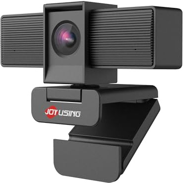 JOYUSING Flip600S 4K Webcam pour PC - Ultra 4K HD, autofocus PDAF, microphones anti-bruit, FOV 73°, correction automatique de la lumière, couverture de la vie privée, idéal pour les conférences