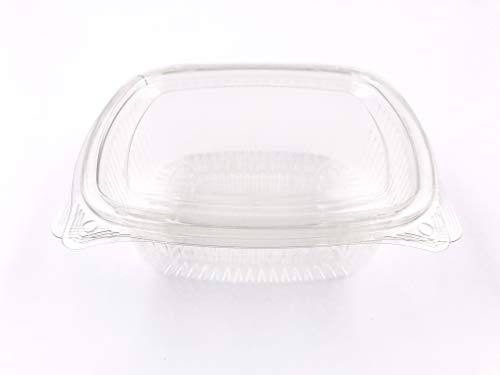 SGWEB professional Vaschette in PET con Coperchio Unito per Trasporto e Conservazione Alimenti 1000cc Confezione da 50 Pezzi