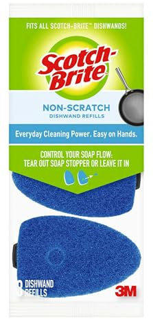 Scotch-Brite Non-Scratch Dishwand Refill, 3-Nachfüllungen/Pk, 7-Pack (gesamt) 21 Refills