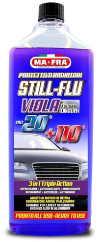 Ma-Fra Still-Flu Viola, Liquido Protettivo Permanente per Radiatori ad Azione Refrigerante, Anticongelante e Antiossidante, 1000ml