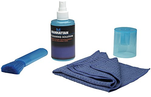 MANHATTANKIT LCD REINIGUNGSSET MANHATTANKIT LCD BILDSCHIRME REINIGUNG OHNE ALKOSTENFREI INKLUSIVE REINIGUNGSMITTEL INKLUSIVE REINIGUNGSMITTEL INKLUSIVE BRINGERECHTER BRITTE KITTEL MIT FLASCHEN, PINS,