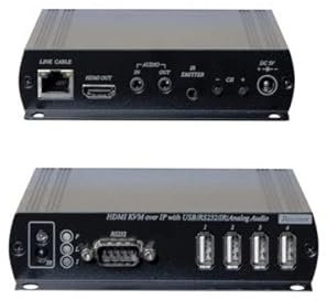KVM Matrix Extender Over IP, Empfänger, bis zu 150 m, HDMI / USB (051714)