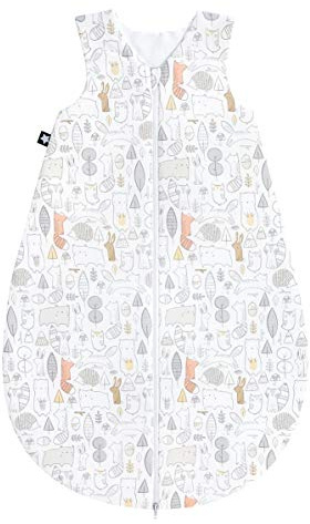Julius Zöllner Baby Sommerschlafsack aus 100Prozent Jersey Baumwolle, Größe 62, Standard 100 by Oeko-TEX, Forest