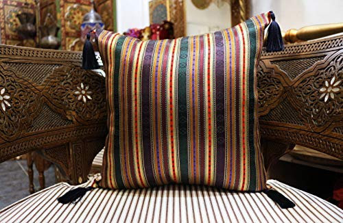 40x40 Orientalische Kissenhülle, Deko-Kissen, diverse Muster mit vielen Farben, - rot, blau, grün, gelb, weiß, lila, pink , Zierkissen, orientalischer Stoff couch kissenhülle,zierkissenbezug S 4081