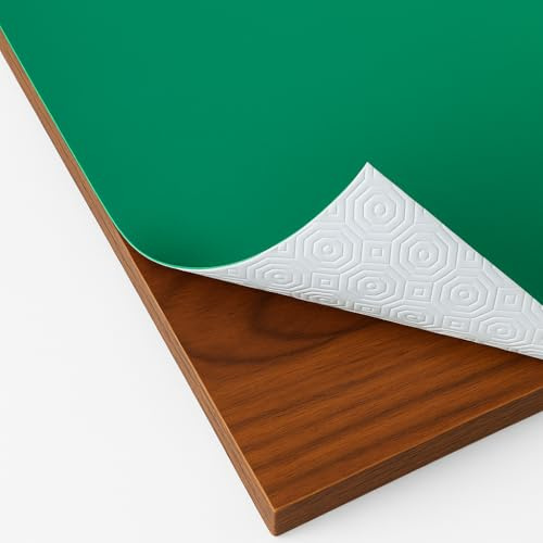 DecoHomeTextil Heimtextilmanufaktur Tischpolster Pokermatte Pokertuch Pokertischauflage Poker Grün Rechteckig 80 x 150 cm Tischschutz Tischbelag Tischschoner