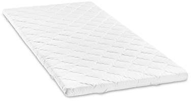 Bodyprotect Topper 140 x 200 x 6 cm, Komfortschaum Matratzentopper, Matratzenauflage, waschbar bis 60 Grad, weiß
