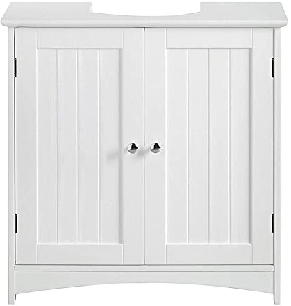 meihe Meuble de Salle de Bains,Armoire de Toilette en Bois,Placard de Rangement Toilettes,Meuble de Rangement, MDF,Meuble de Salle de Bain sur Pied, Bain/Salon/Cuisine/Chambre/Couloir,60 * 30 * 60cm