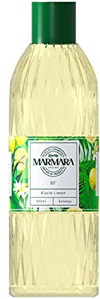 MARMARA Limon Kolonya 80° Bottiglia Splash in PET da 300 ml | Acqua di Colonia | Dopobarba | Profumo di limone | Eau de Cologne | Classik acqua profumata al limone per donna e uomo