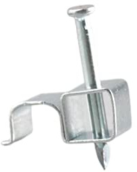 7.5X6 Metal Cable Nail Clips 1.0-1.5 mm T&E (20PCS/Bag)