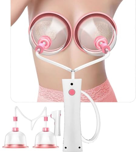 NYSJTYD Masajeador de Senos Eléctrico, Mama Ventosa de Vacío liposucción Aparato, Herramienta De Cuidado De Pecho Femenino Accesorios para Mejorar el Pecho para Levantar el Pecho