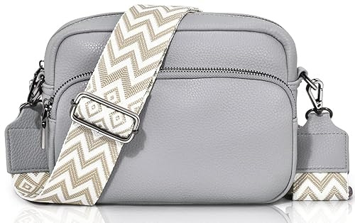 GASSDA Umhängetasche Damen Kleine Handtasche Damen PU Leder Crossbody Bag Moderne Taschen mit Abnehmbarem Schultergurt
