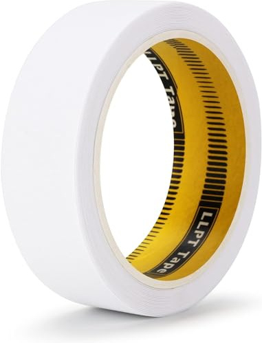 LLPT Nahtband zum Aufbügeln 30mm x 5m Weiß Selbstklebende Saumband | Kein Nähen Erforderlich für Sofas Jeans Jacken Hosen Vorhänge und DIY-Dekorationen