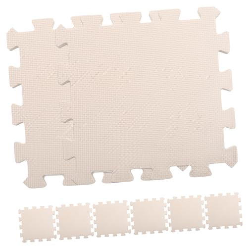 Operitacx 9st Schaumstoff-strickmatte Flechtwerkzeug Gehäkelte Vorstellungen Häkelnadeln Gitterblockierpad Fußball-trainingsgeräte Tatami-matten Baby Krabbelmatte Mehrzweck