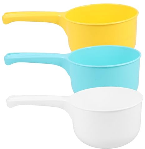 OKUMEYR 3pezzi Scavino Per Versatile Per Bagno Cucina e Doccia Struttura Robusta e Design Ergonomico Utensile Pratico e Portatile Con Manico Per Uso Domestico e Campeggio