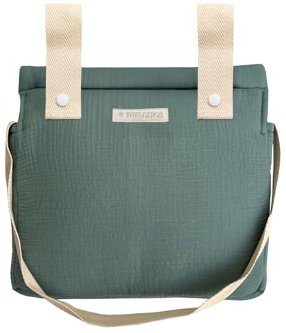 MIMUSELINA Borsa Passeggino Universale e Cambio Bambino | Borsa Fasciatoio Neonato con Ampia Capacità e Scomparti Interni | Organizer Maternità Elegante e Pratico | Realizzato in Spagna