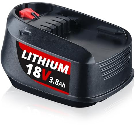 FERRYBOAT 3.8Ah 18V Ersatz für Bosch 18 Volt Akku 3.8Ah Kompatibel mit Bosch PBA PSB PSR grünen Home & Garden 18 Volt Systems Akku für Werkzeuge