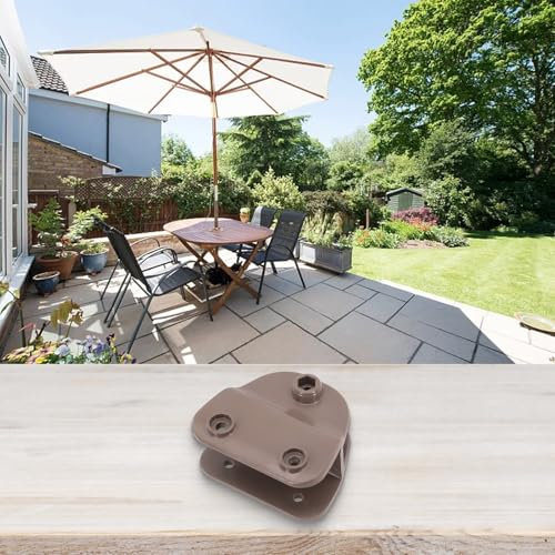 Comodo accessorio per ombrelloni per una rapida installazione in spazi esterni come spiagge e caffè