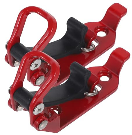 NUOBESTY 2Pcs Car Roof Rack Mount Clamp Metal Holder for Tools Versatile Tool Fixation Secure Installation for Ladders Trucks and Outdoor Equipment