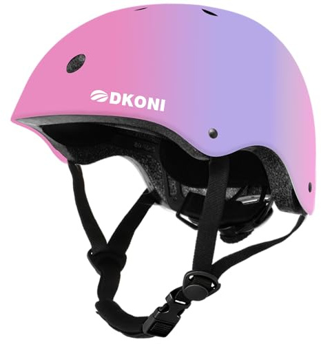 Kids Bike Helmet, Adjustable and Multi-Sport, from Toddler to Youth, 3 Sizes (Small:18.9-20.5inch)