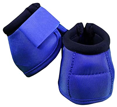 QLoztyse Overreach Boots Hoof Boot 1 Pair Horses Bell Boots for Outdoor Training, L 28x41.5x13cm