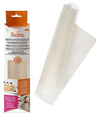 Decora 9260254 Tapis Anti ADHESIF en Silicone Transparent 30X40CM, Autre, 30 x 40 cm
