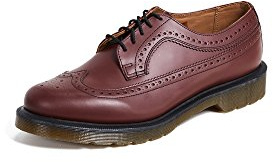 Dr. Martens 3989 unisex vuxna brogue snöskor, Röd körsbärsröd - 40 EU
