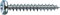 SPAX Universalschraube, 4,0 x 16 mm, 200 Stück, T-STAR plus, Halbrundkopf, Vollgewinde, 4CUT, WIROX A9J, 0201010400163